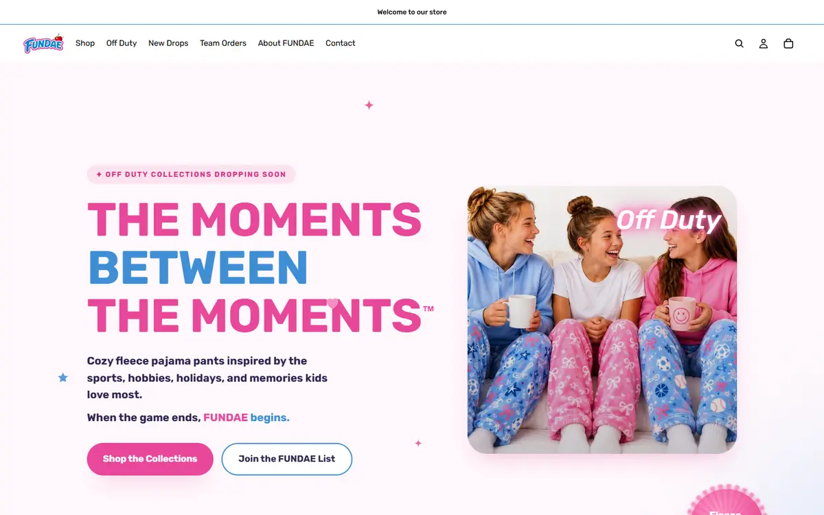 Fundae website