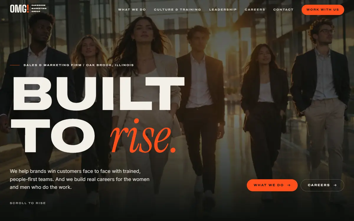Oakbrook Marketing Group website